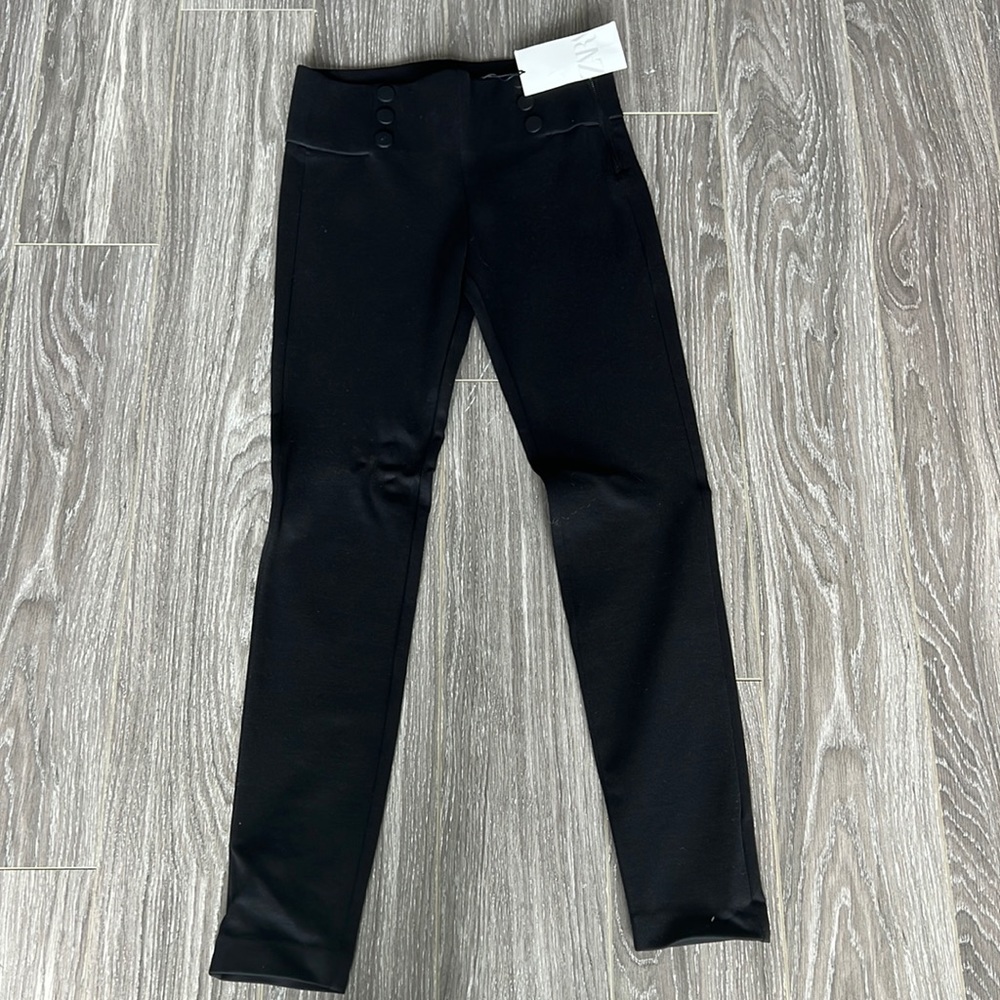 ✨NWT✨ Zara Mid-Rise Black Leggings